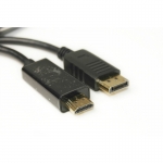 Виде кабель PowerPlant DisplayPort - HDMI, 1.8m, 1.4V